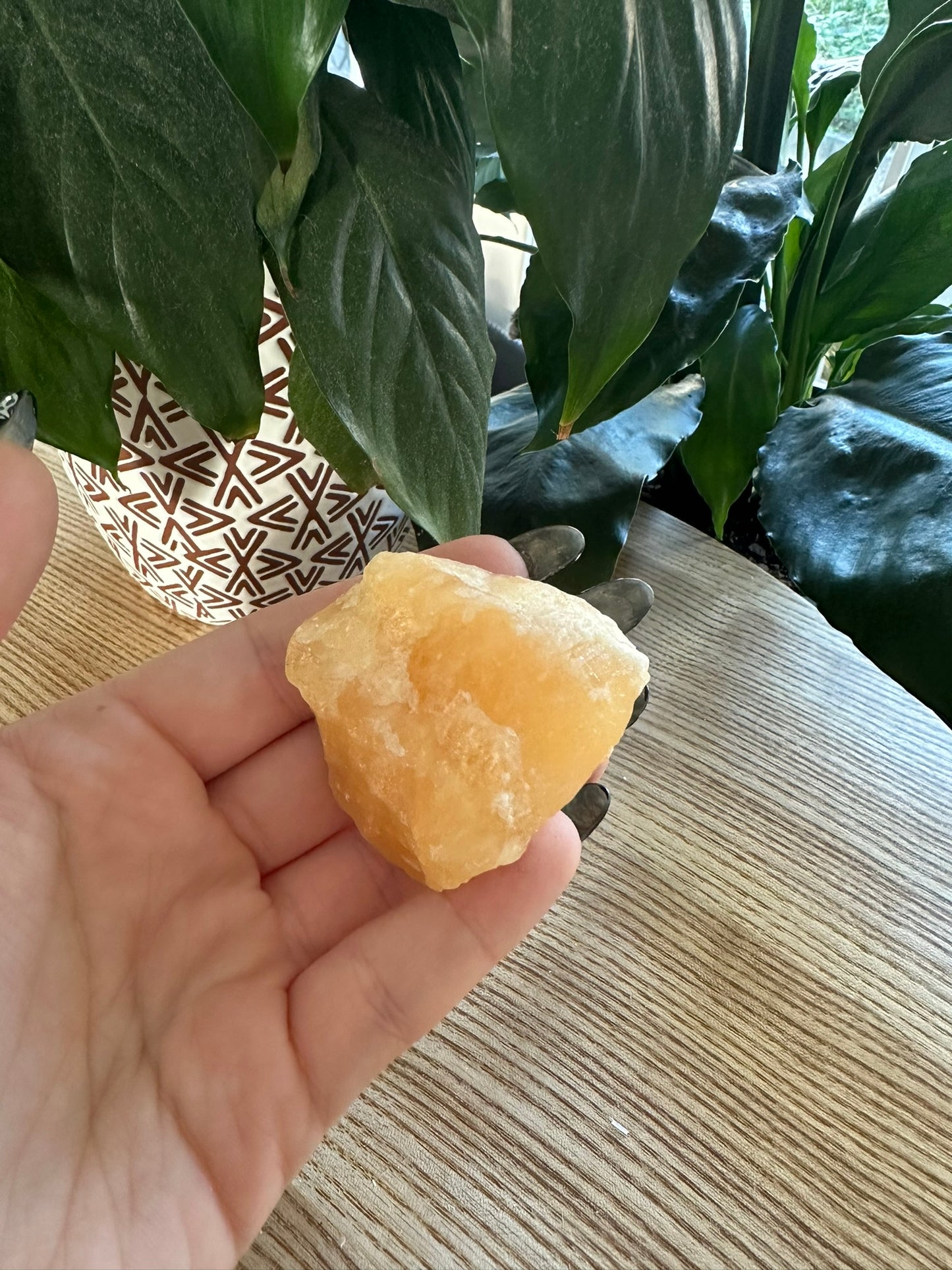 Orange Calcite Raw