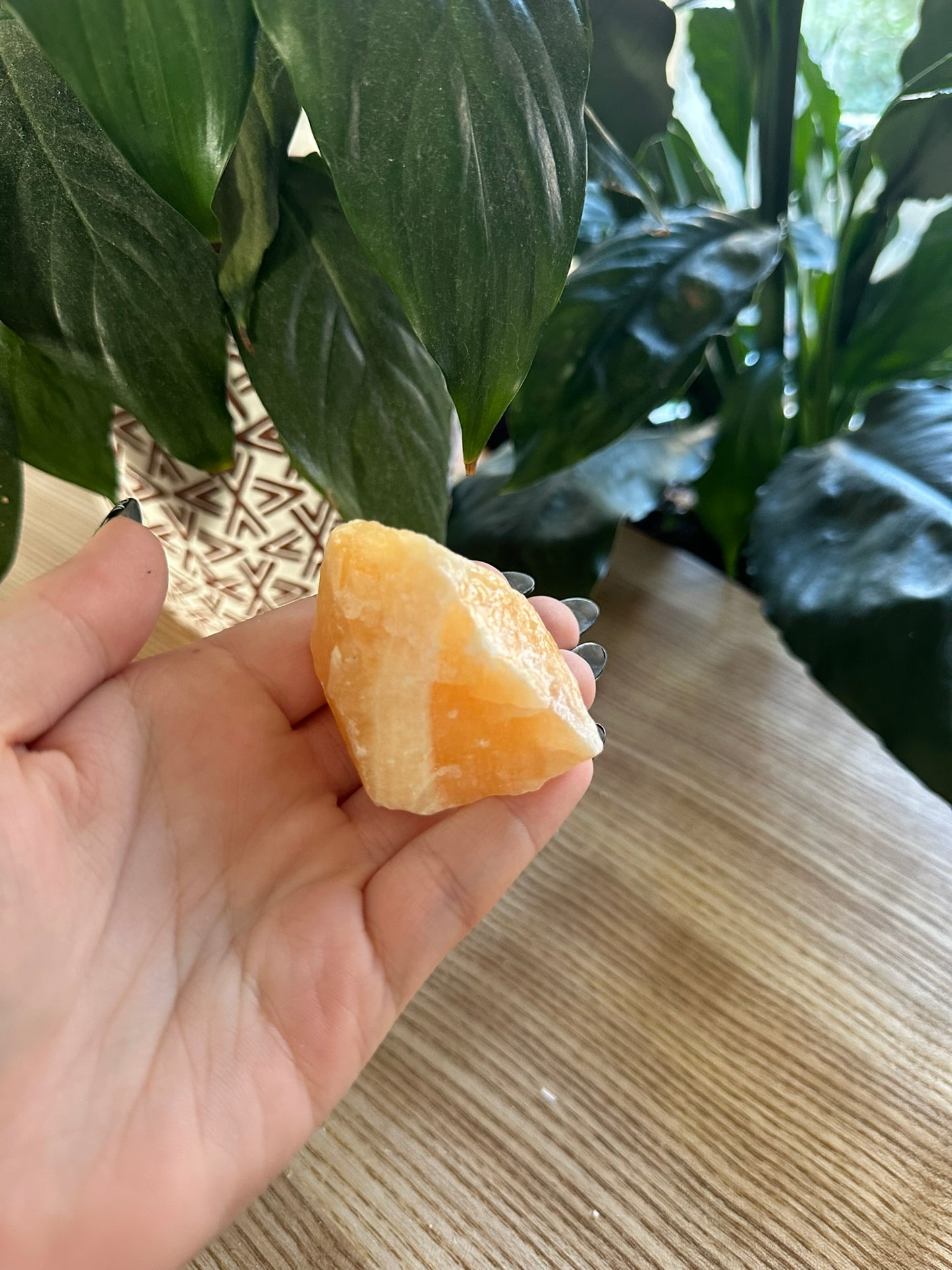 Orange Calcite Raw