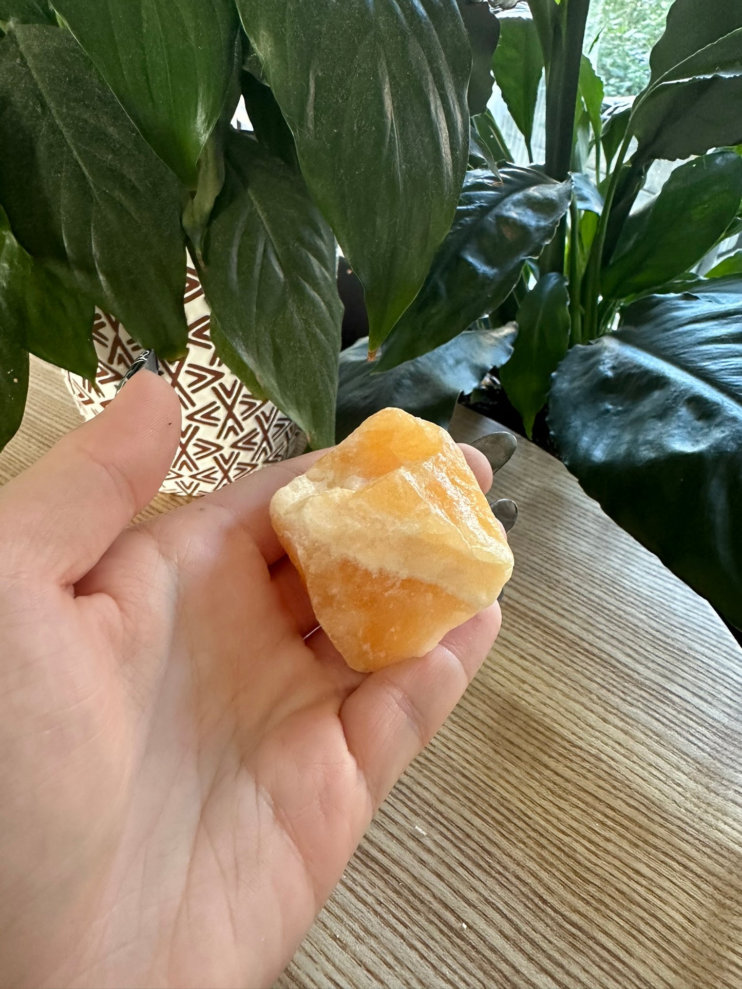 Orange Calcite Raw