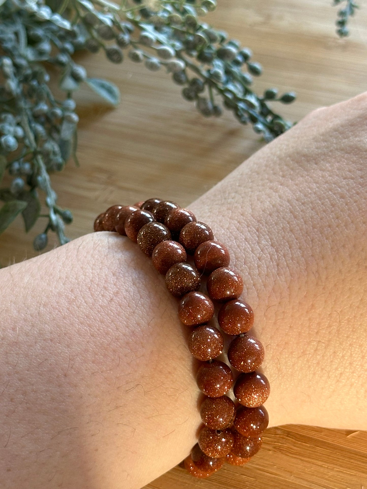 Red Goldstone Bracelet