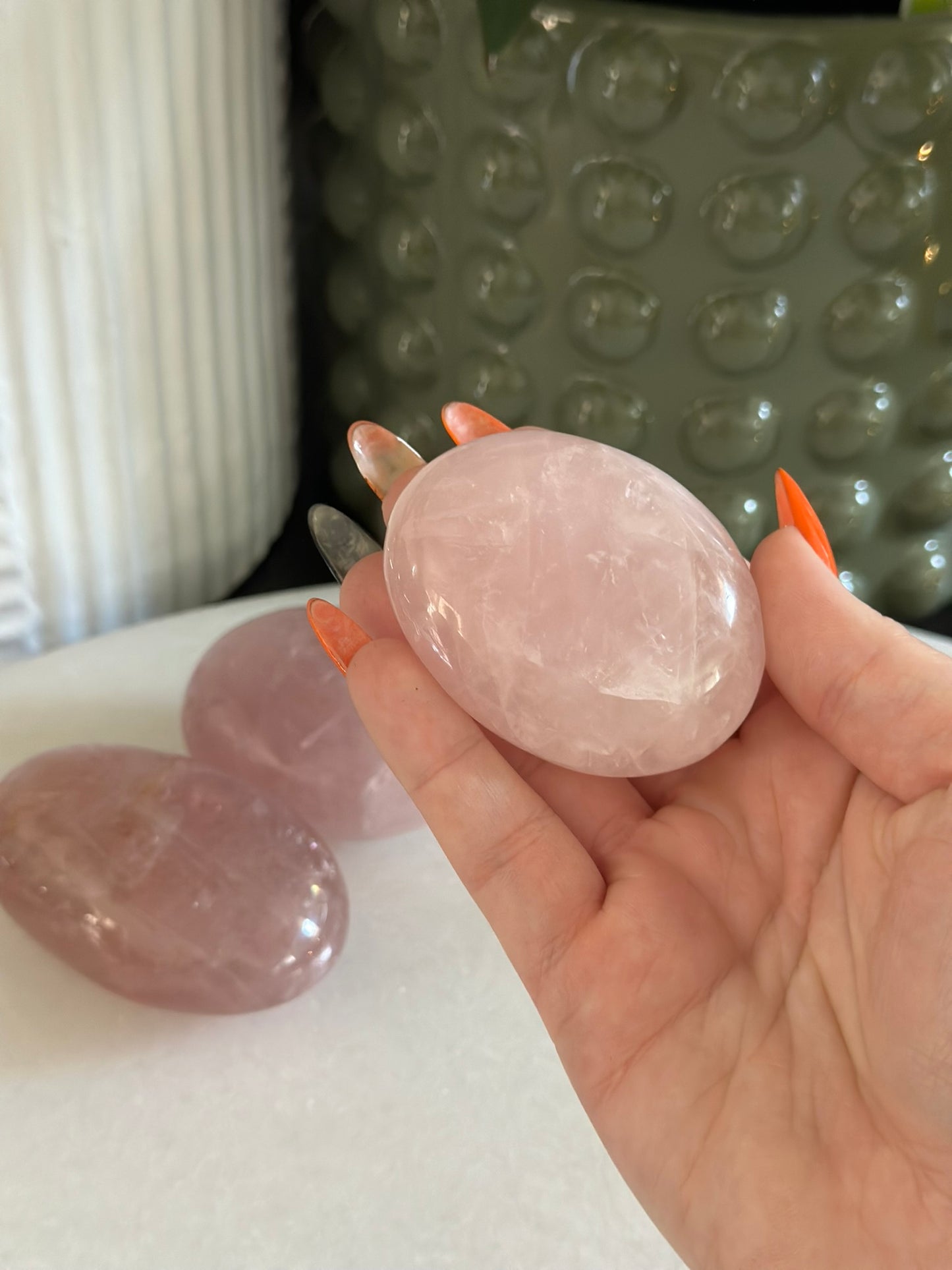 Rose Quartz Palmstones