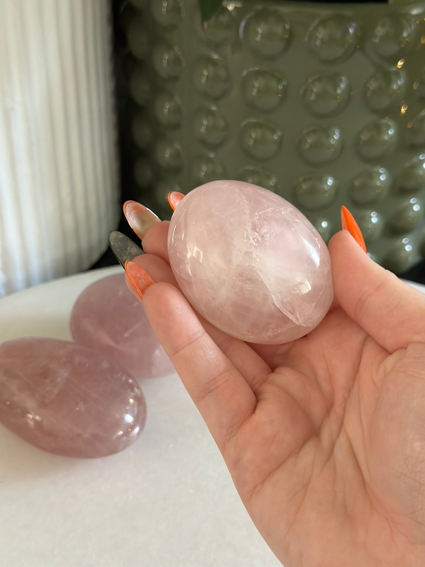 Rose Quartz Palmstones