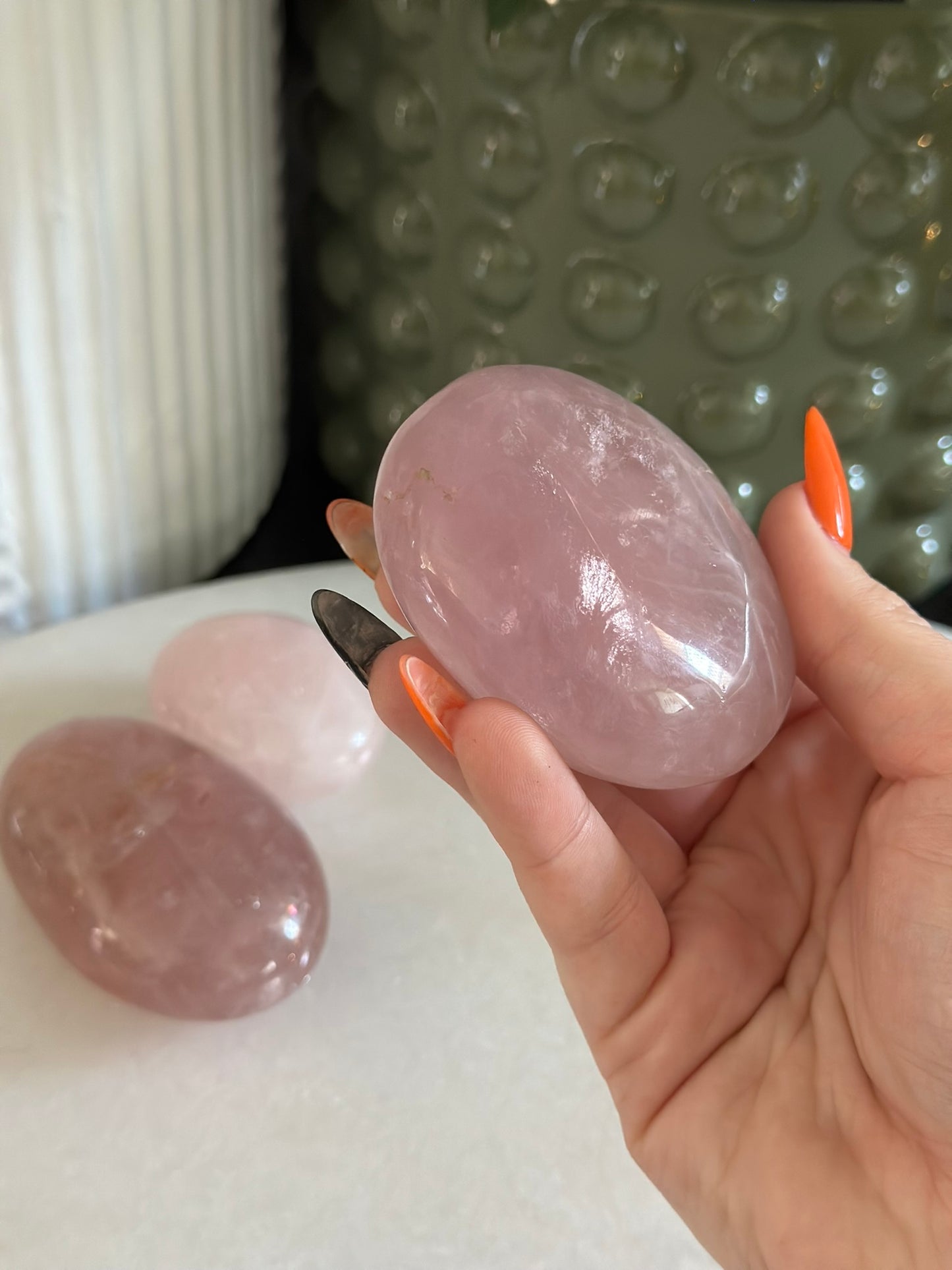 Rose Quartz Palmstones