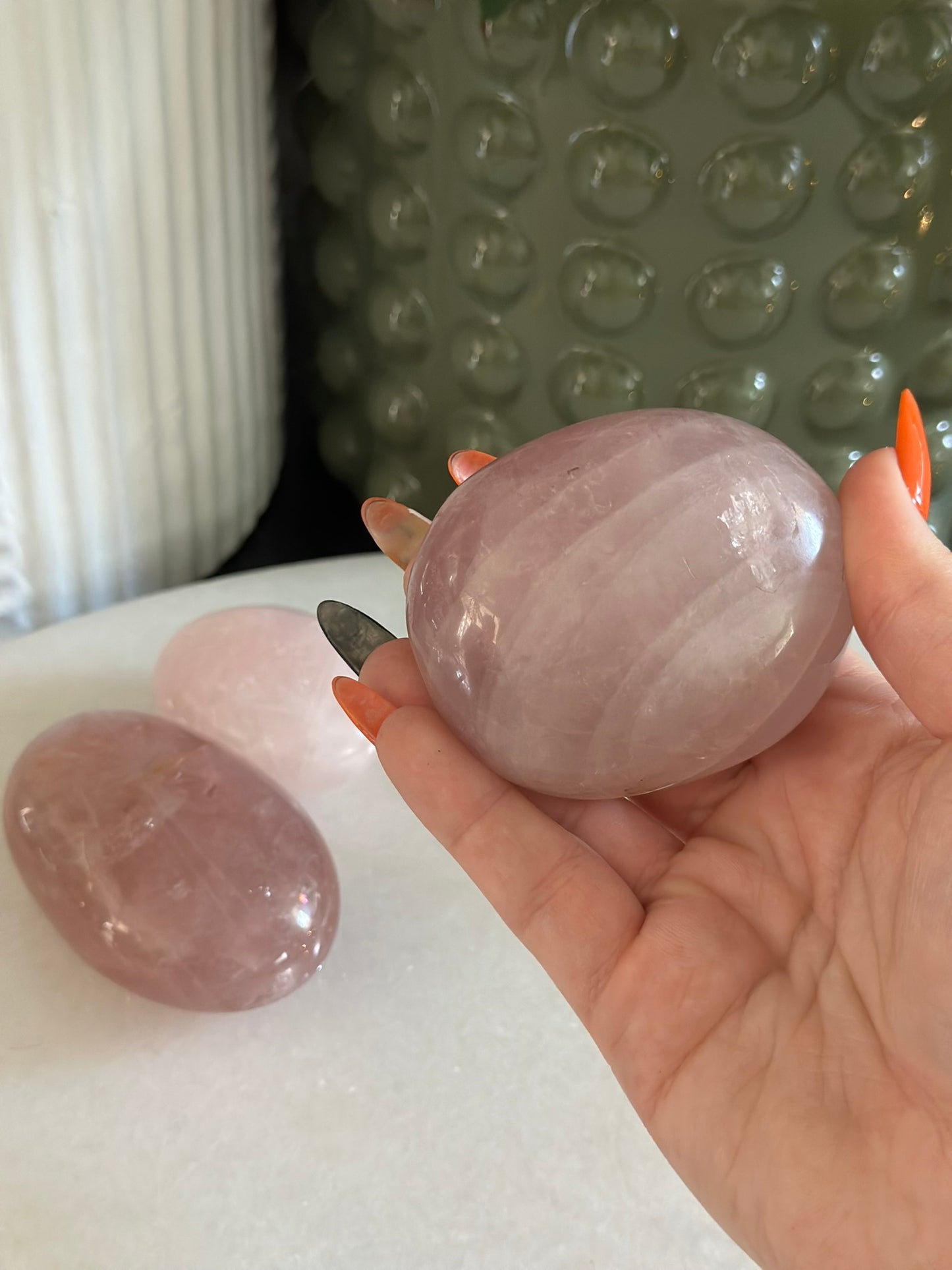 Rose Quartz Palmstones