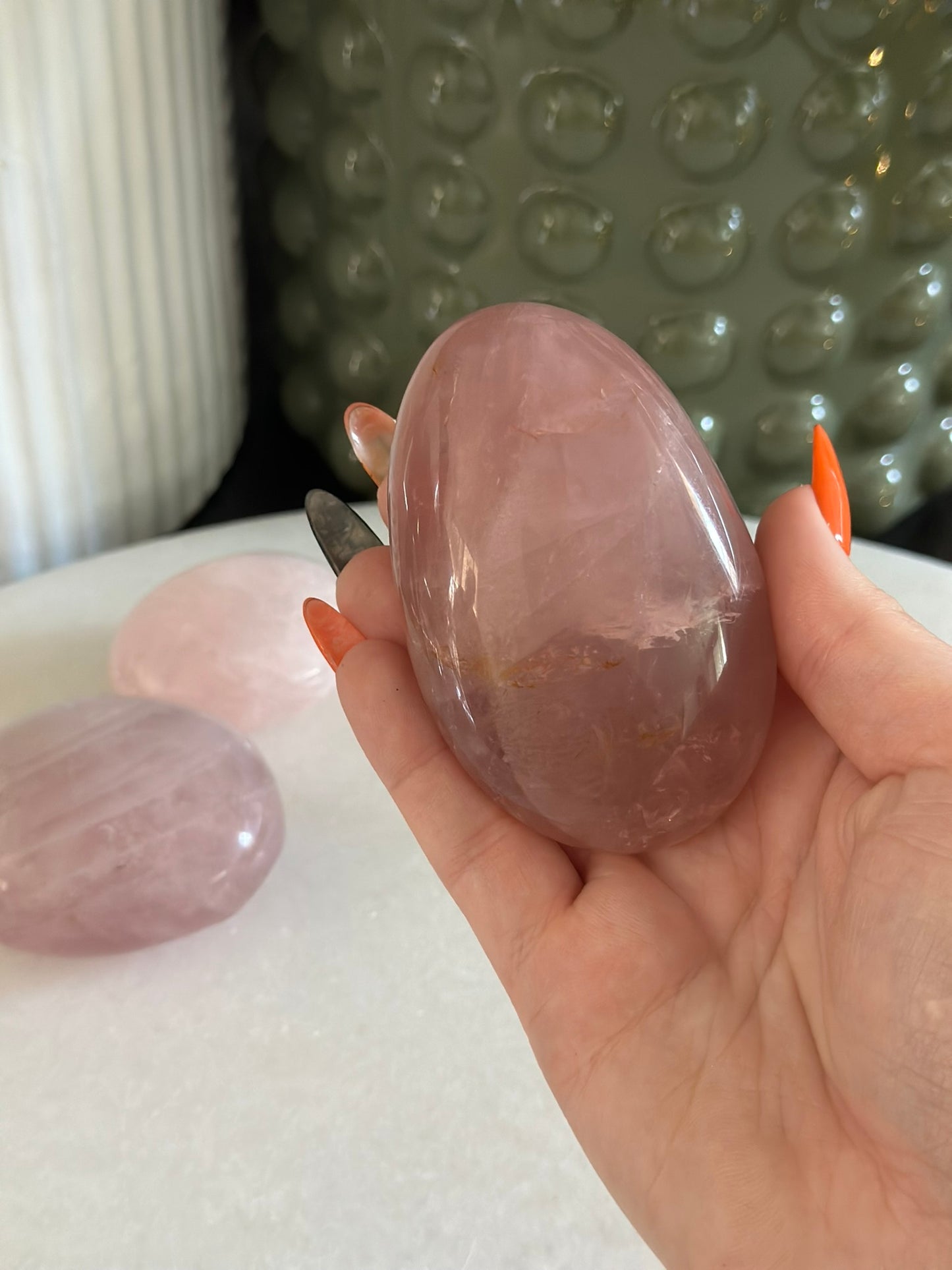 Rose Quartz Palmstones