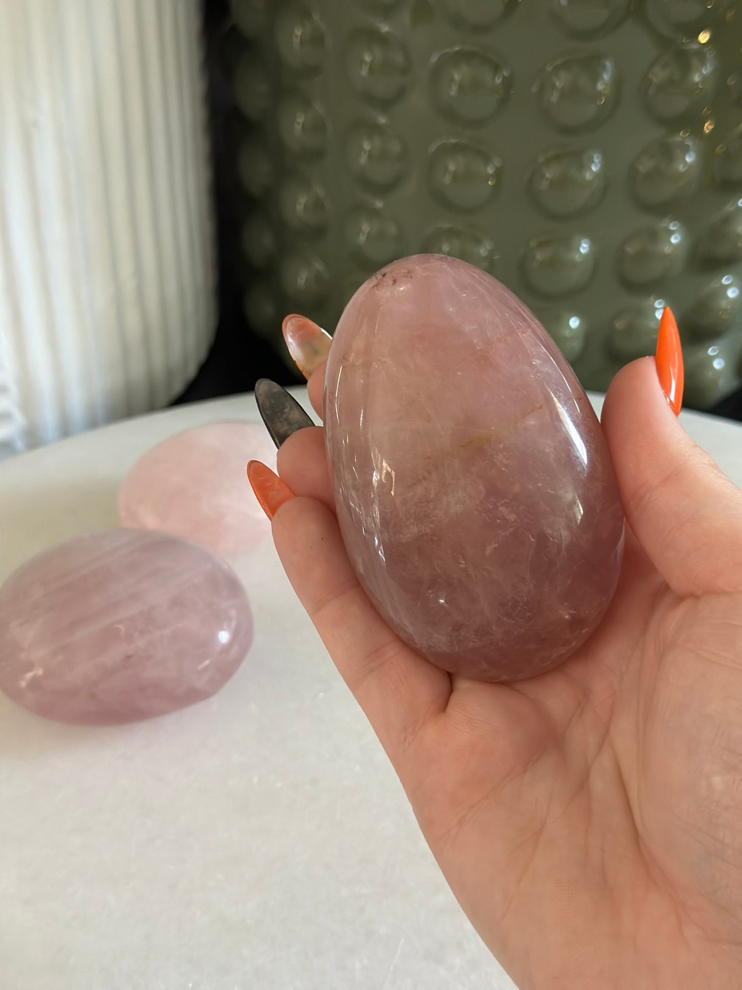 Rose Quartz Palmstones